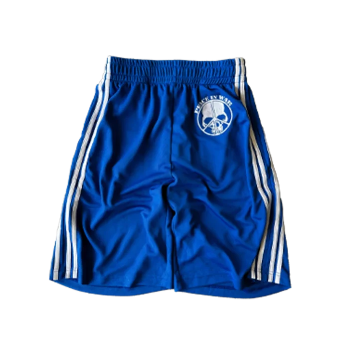 peaceinwar blue "skull" shorts