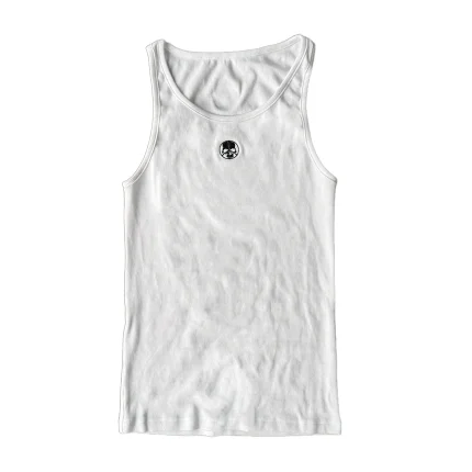Peace in war white logo tanktop